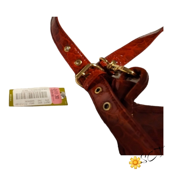 🌹 GIANNI BINI Red Shoulder Bag - Picture 4 of 10